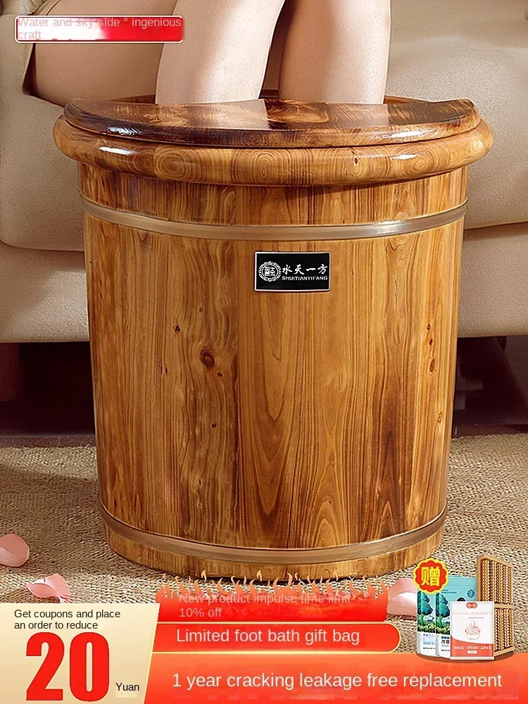 Wood Foot Spa Barrel - Fumigat - Wellness Spa With Massage avaliação e preço