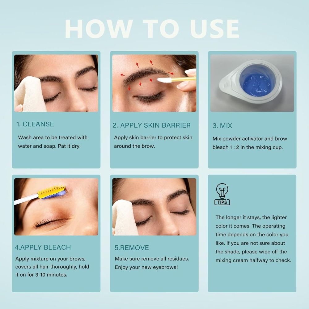 Eyebrow Bleach Brow Bleach Kit - Brow Lamination Kit avaliação e preço