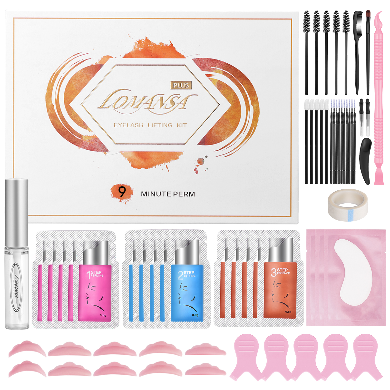 Lomansa 15 Pieces/Lot 8-12 Min - Brow Lamination Kit avaliação e preço