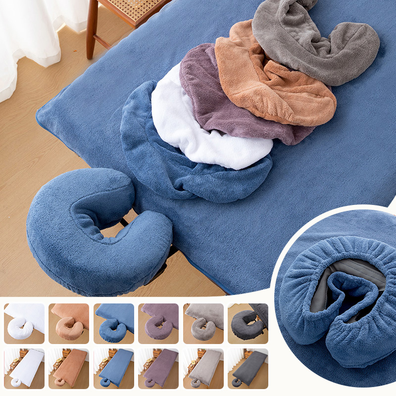 Coral Fleece Beauty Salon Bed  - Wellness Spa With Massage avaliação e preço