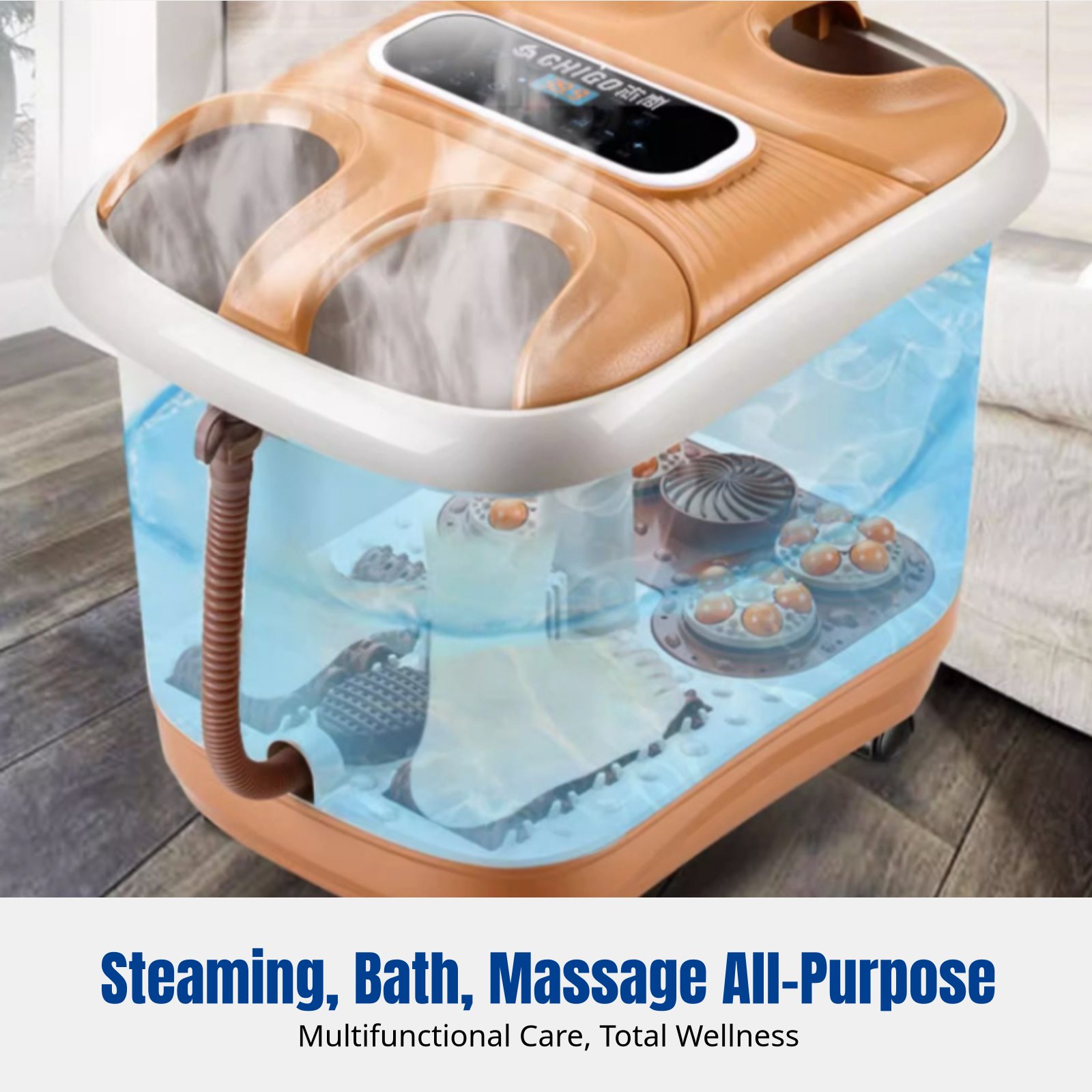 Foot Spa Bath for Two Users, E - Wellness Spa With Massage avaliação e preço