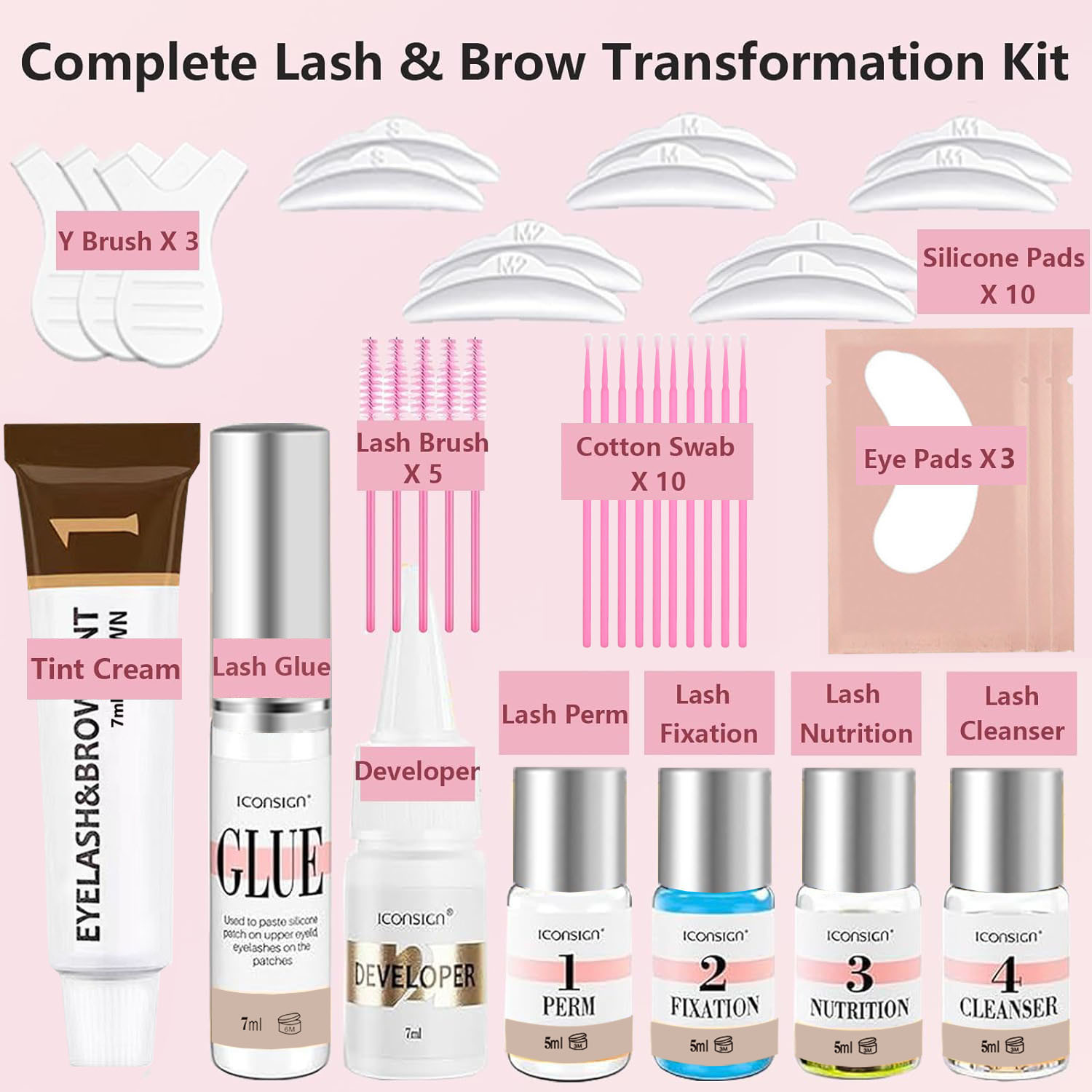 ICONSIGN Lash Lift and Tint Ki - Brow Lamination Kit avaliação e preço