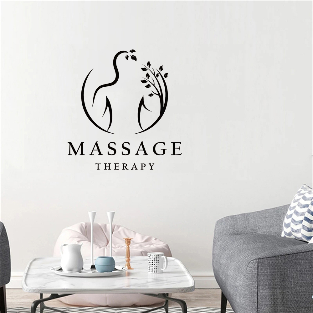 Massage Therapy Vinyl Wall Dec - Wellness Spa With Massage avaliação e preço