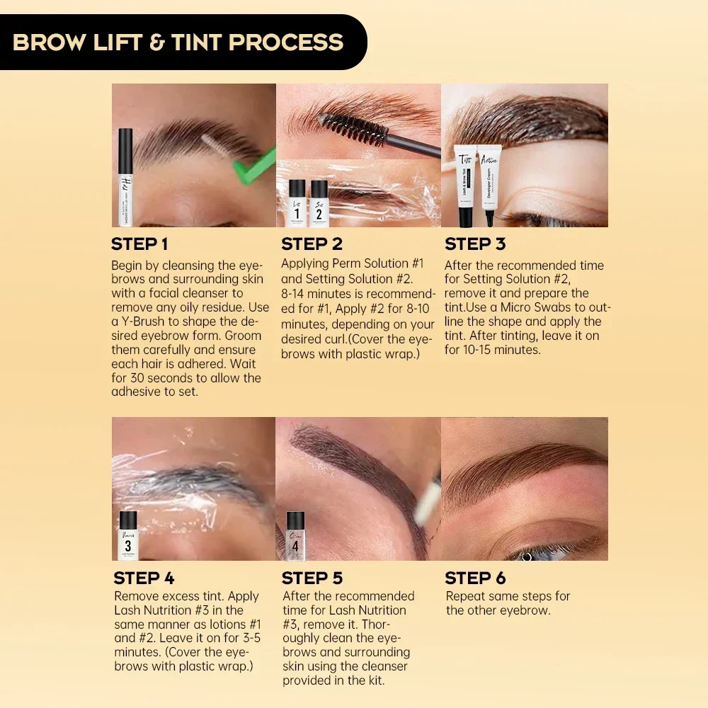 Gollee Lash Lift Kit 4 in 1 Br - Brow Lamination Kit avaliação e preço