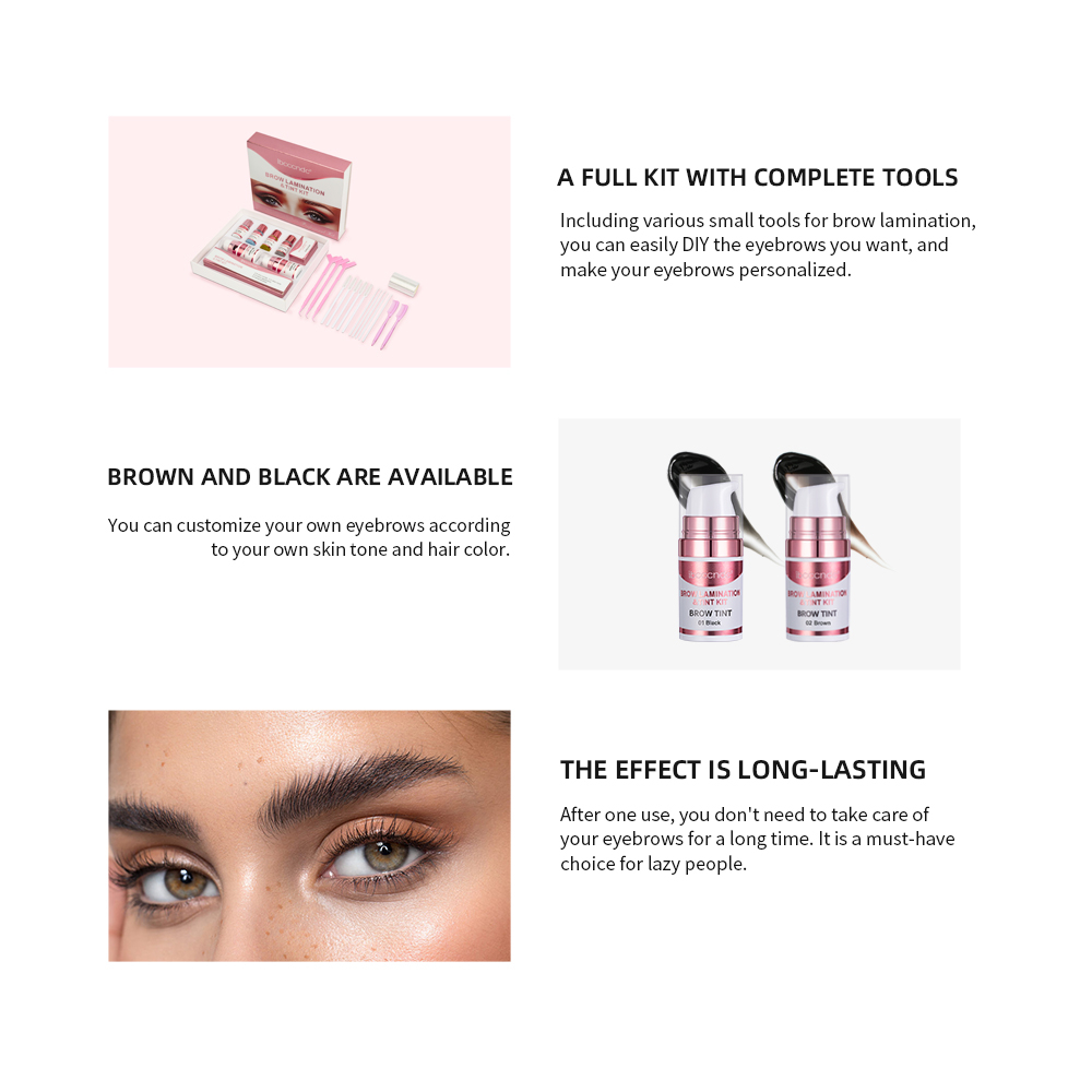 Semi-permanent Brow Lamination - Brow Lamination Kit avaliação e preço