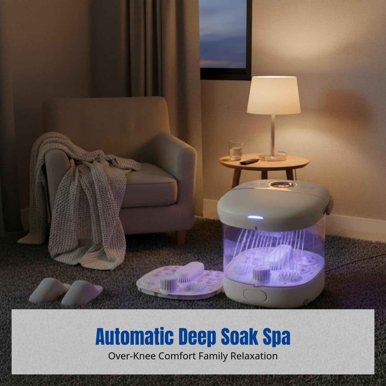 Deep Knees-Over Foot Spa Tub,  - Wellness Spa With Massage avaliação e preço