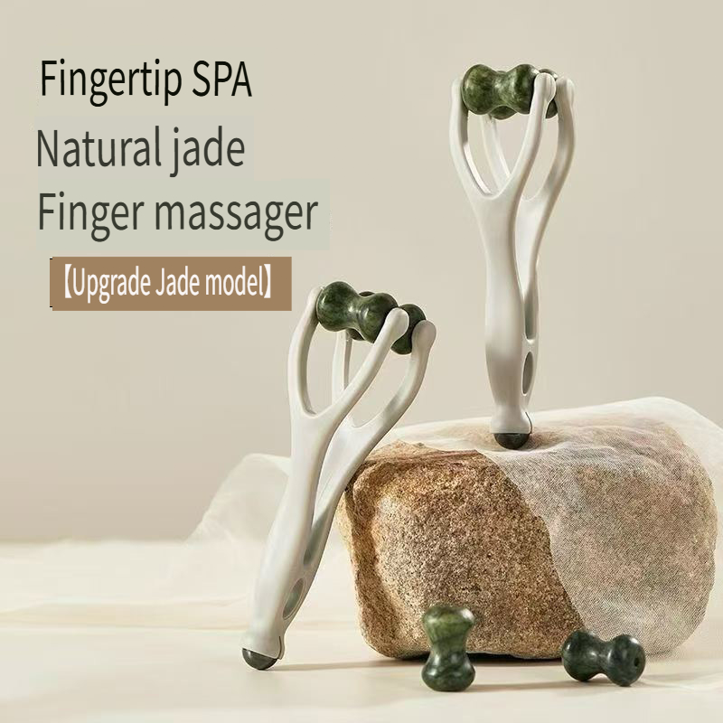 1pc Natural Jade Finger Massag - Wellness Spa With Massage avaliação e preço