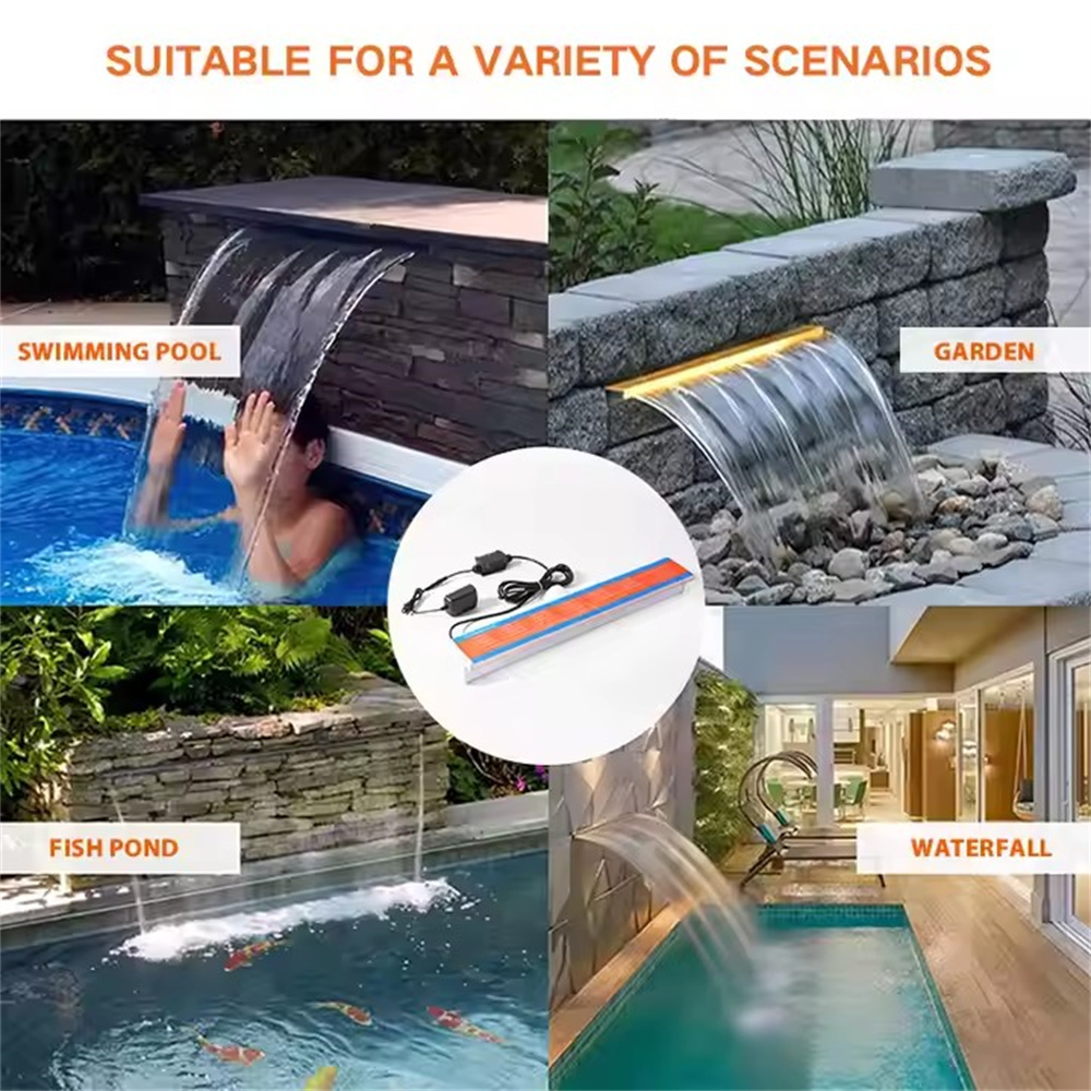 600MM DC12V Underwater Waterfa - Xy Spa & Wellness Reviews avaliação e preço